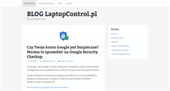 Desktop Screenshot of blog.laptopcontrol.pl